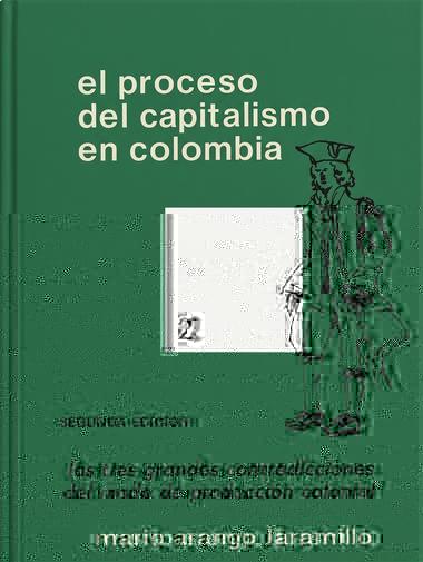 Portada del libro El proceso del capitalismo en Colombia, de Mario Arango Jaramillo, segunda edición, Ediciones Hombre Nuevo.